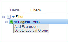 Add Expression option selected.