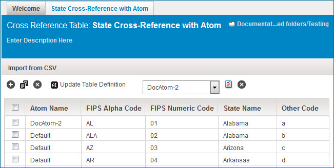 In this state cross reference table example, system A uses the State ...