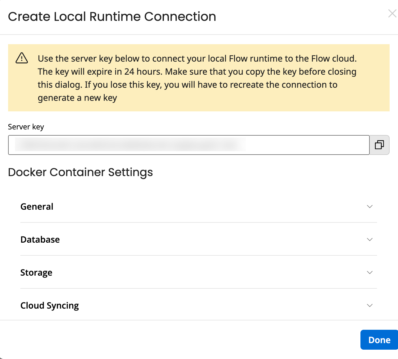 New Local Runtime Token page