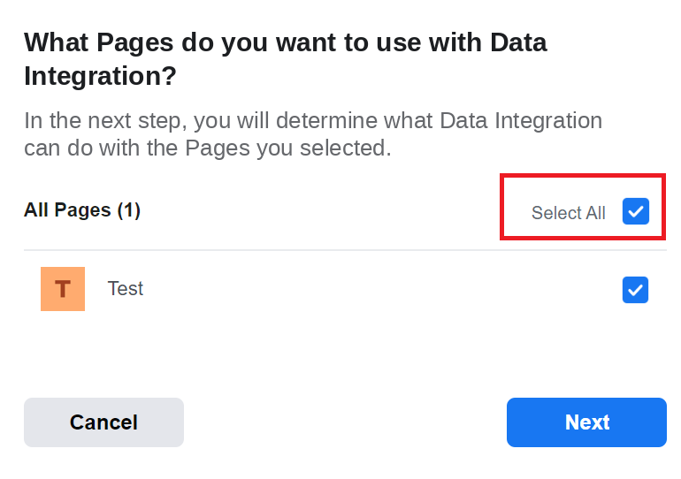 Manage pages