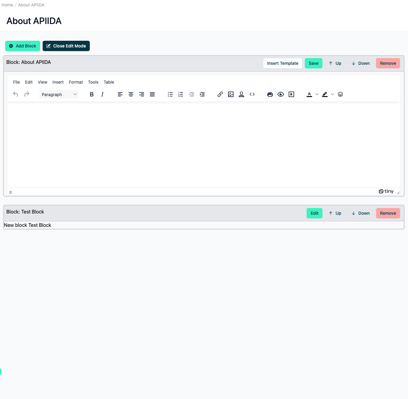 CMS - Dev Portal - Edit Mode -01