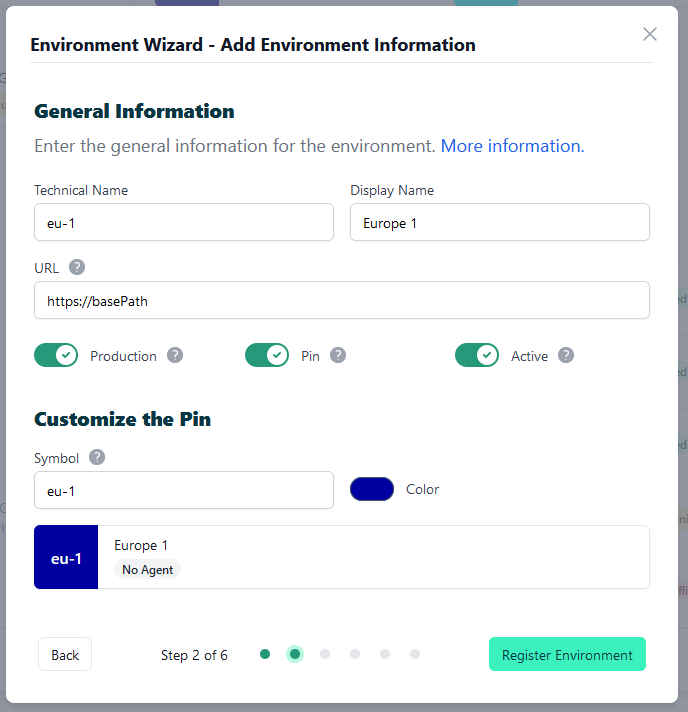 How to - Environment Wizard - Add env information