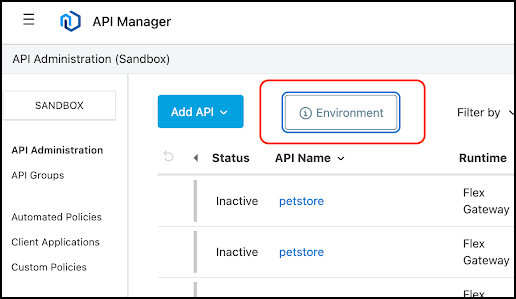 How to - MuleSoft Environment ID