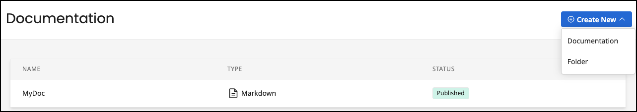Regenerate Documentation Existing