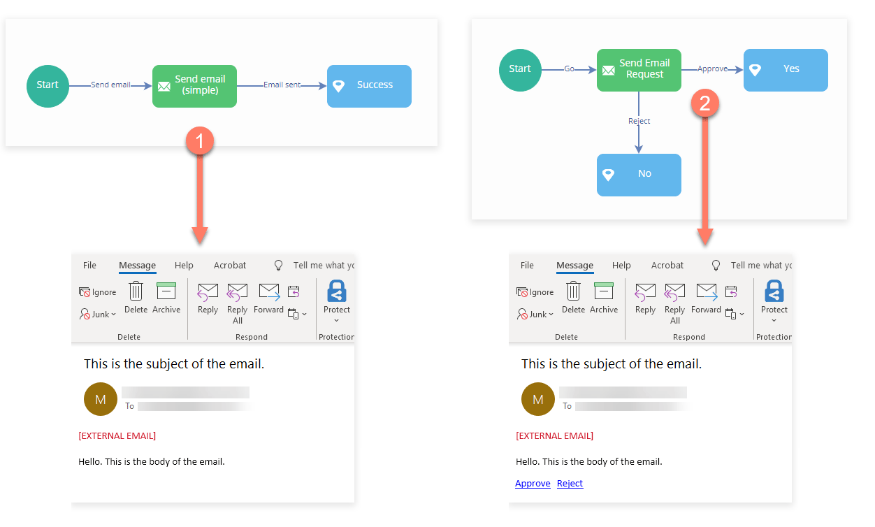 Using the Email Deprecated connector