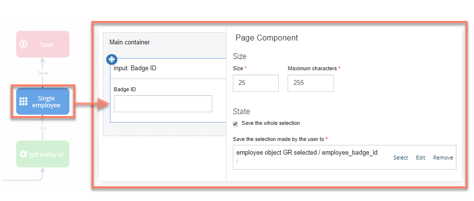 Update golden record input page
