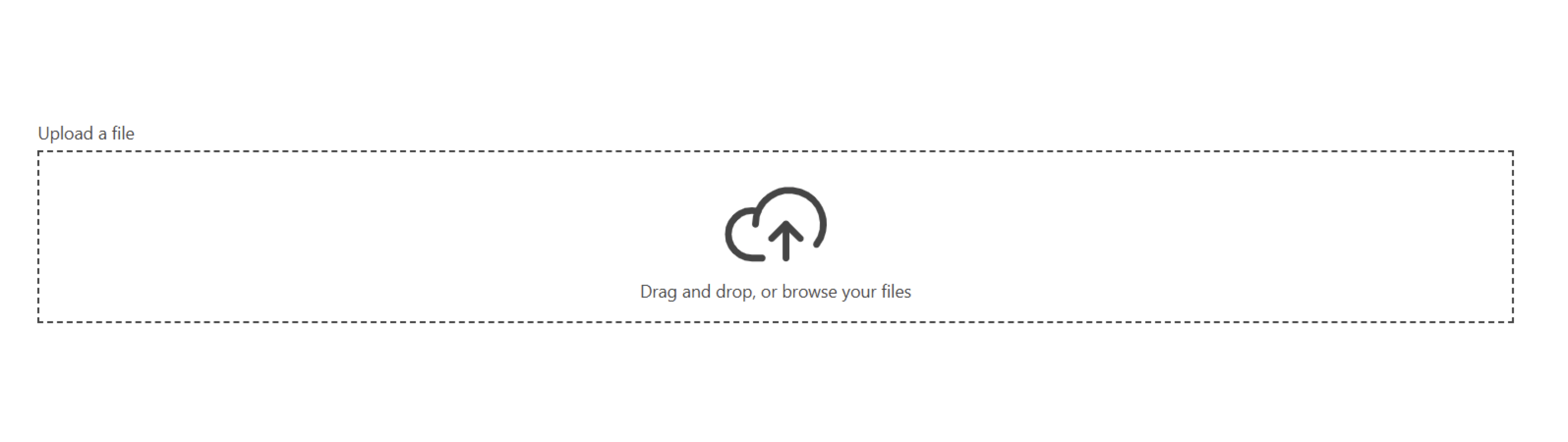 File upload component