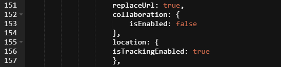 Enabling geolocation in a player