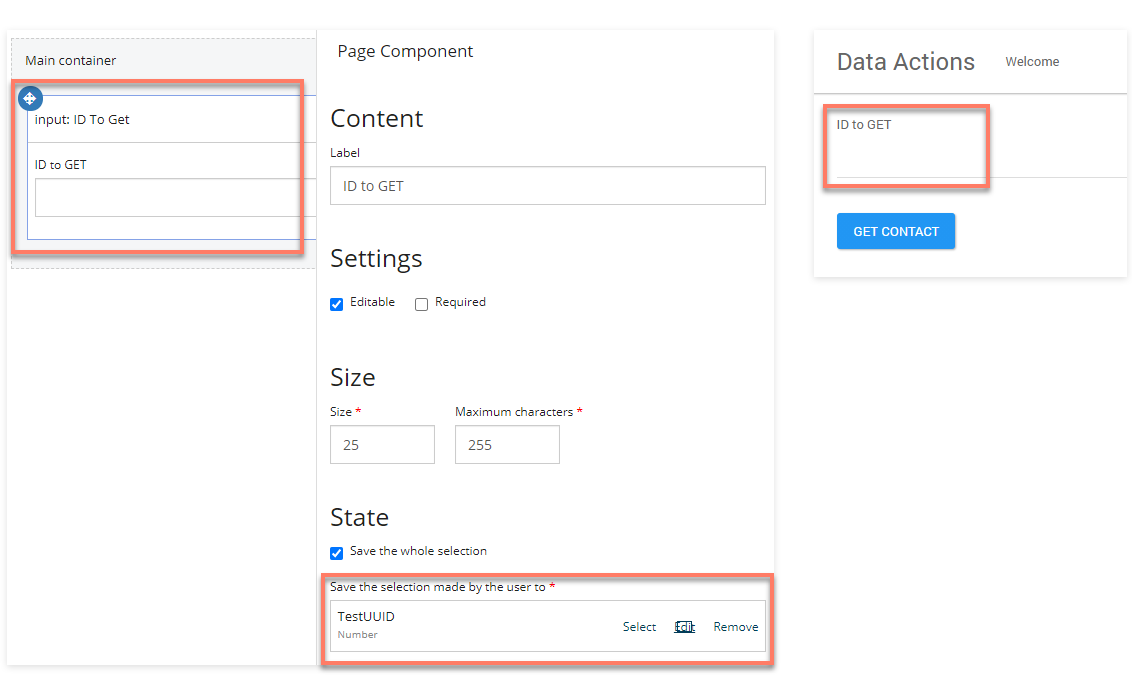 Input data