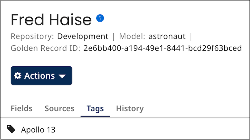 Viewing the golden record’s tags
