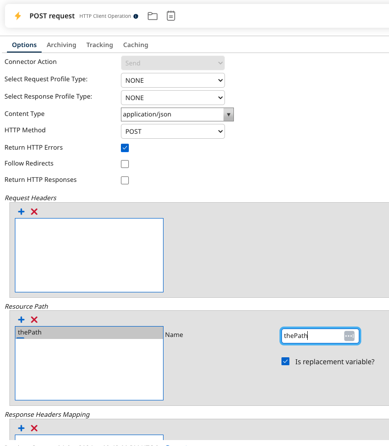 HTTP Client Operation