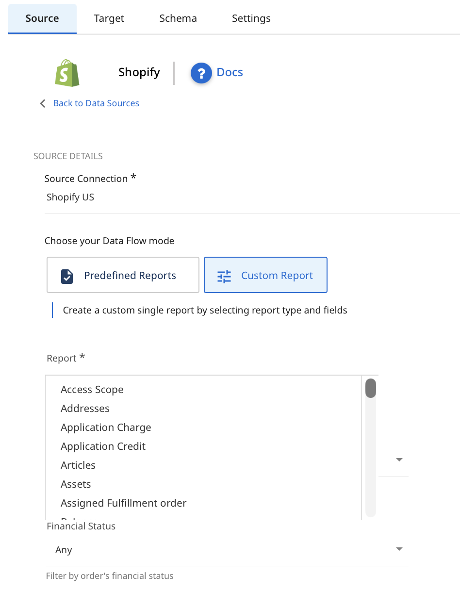 Access requirements for Location report