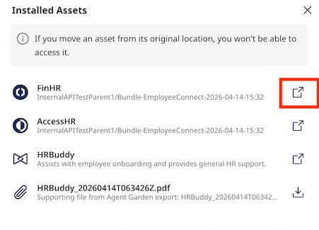 View Assets