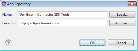 Add Repository dialog.